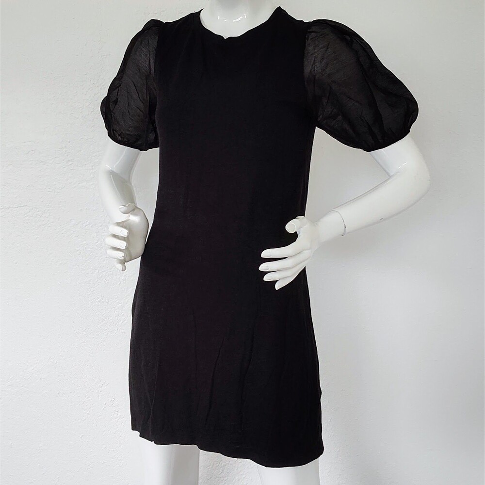 Sanctuary Baby doll A line Dreamstate Dress Black Gothic Lolita Cottagecore XS